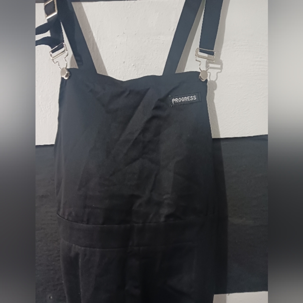 NEW Manfinity Men Black Short Overall - Picture 3 of 11